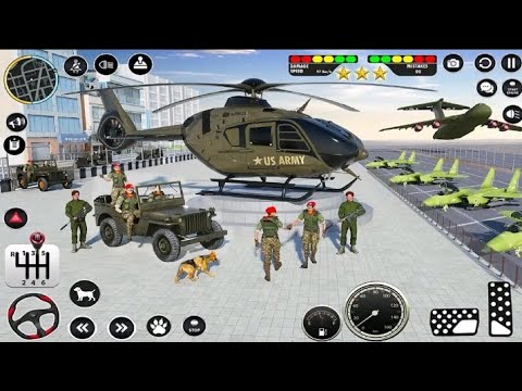 ARMY VEHICLE TRANSPORT TRUCK #game #gaming