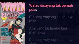 Download lagu Karaoke Wayang - Nano Romanza mp3