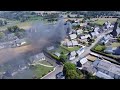 Un camion benne prend feu à Saint-Martin-de-Landelles