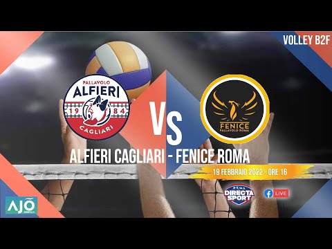 Volley B2F - Pall. Alfieri Cagliari- Fenice Roma Pallavolo (3-1)