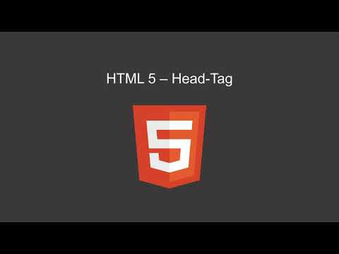 HTML 5 Grundkurs Tutorial Deutsch #2 - Head