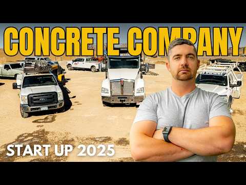 How To Start Your Concrete Company in 2025