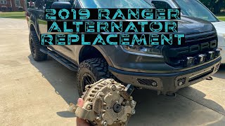 How to Replace alternator for 2019 and up Ford Ranger