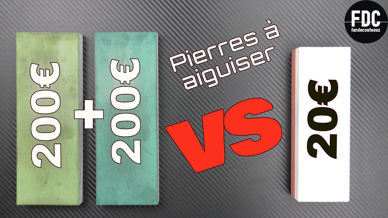 400€ VS 20€ - Les pierres à aiguiser Diamant sont-elles meilleures 