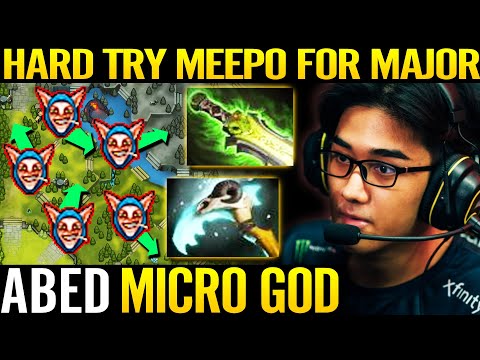 🔥 ABED MEEPO Micro God IS Back - EG Hard Try 100% Ready For Animajor 2021 Dota 2 Pro Mid 7.29