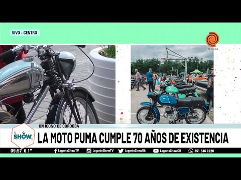 Celebran los 70 años de la moto Puma