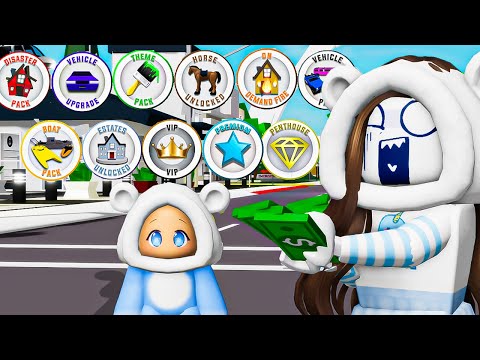 MAMMA COMPRA A SUO FIGLIO TUTTI I PASS DI BROOKHAVEN (VIP, PREMIUM...) SU ROBLOX!