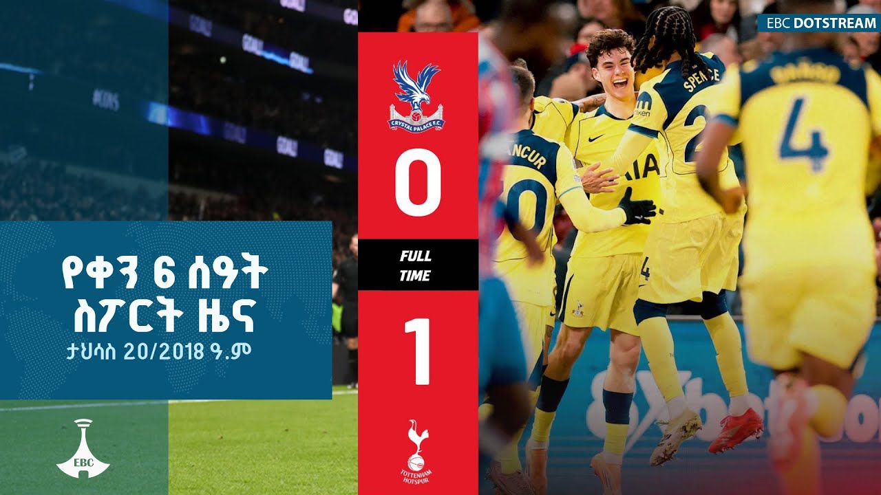 የቀን 6 ሰዓት ስፖርት ዜና … ታህሳስ 20/2018 ዓ.ም  ETV | EBC | EBCDOTSTREAM