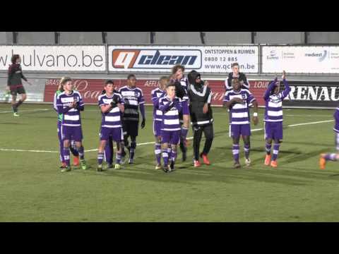 UYL U19 RSC Anderlecht - FC Barcelona Atmosphere after the game