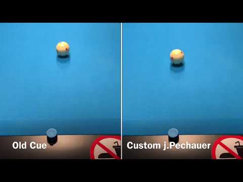 Custom J.Pechauer Professional P04-K cue & Rogue Carbon fiber shaft + Jade soft tip