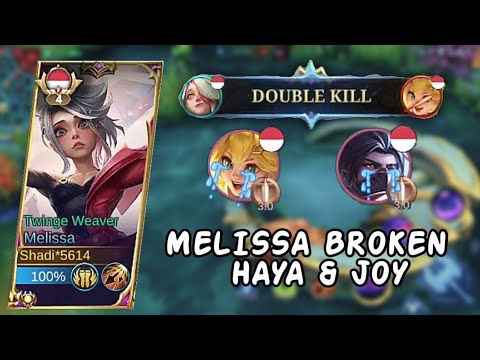 MELISSA EAZY TO COUNTER HAYA & JOY WITH MYSTERY BUILD | MELISSA TOP GLOBAL | BEST BUILD 2023