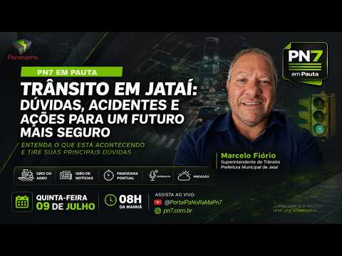 Acidentes, blitz e fiscalização: como melhorar o trânsito em Jataí? | PN7 em Pauta