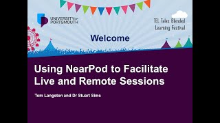 Day 1: Using Nearpod to Facilitate Live and Remote Sessions