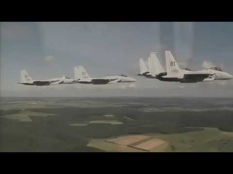 F-15 EAGLE Aerial footage, 36th TFW, Bitburg AB, Germany -1988