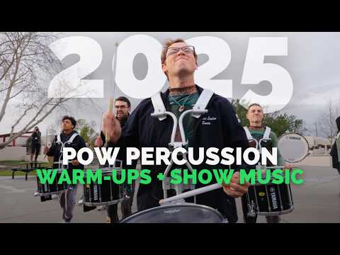 POW Percussion 2025 - Full Warm-up + Show Music (4k)