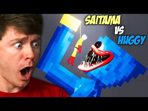 Reacting to ONE PUNCH MAN vs HUGGY WUGGY!