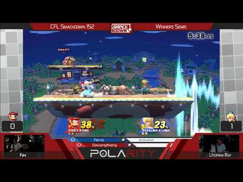 CFL Smackdown 152 WiiU - Kiki (Diddy Kong) vs UtopianRay (Rosalina) - Winners Semis