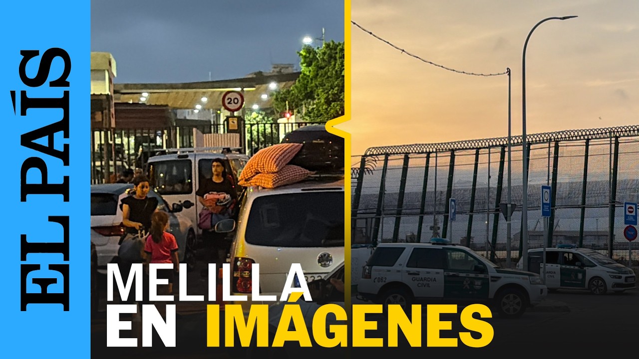 Las IMÁGENES del jueves en la FRONTERA marroquí con MELILLA | EL PAÍS