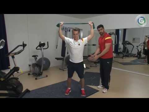 Golf-specific Thera-Band exercise 1