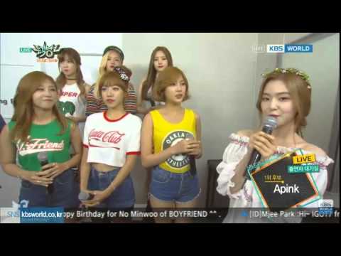 [Cut] 150731 Apink backstage interview @Music Bank