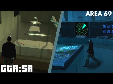 Exploring Area 69 - GTA San Andreas Aliens Special