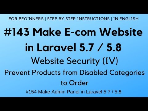 7 Make Admin Panel in Laravel 5 6 | Display Error Message on Login Failure | Logout Process