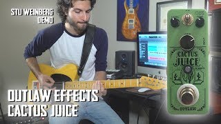 Video thumbnail for Outlaw Effects - Cactus Juice Overdrive Demo by Stu Weinberg by Stu Weinberg