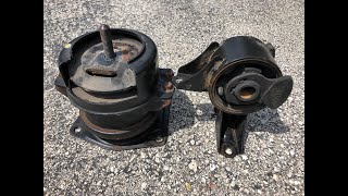 How to Diagnose & Replace the Front and Side Motor Mounts - 2002 Acura TL-S -- Honda Accord