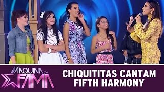 Máquina da Fama (29/06/15) - Meninas de Chiquititas cantam Fifth Harmony