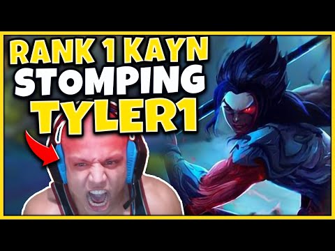 1V9 AGAINST TYLER1 MAKES HIM WANT KAYN TO BE REMOVED FROM THE GAME! - League of Legends