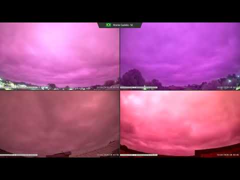 Timelapse do céu - Uma semana em alguns instantes em Santa Catarina - Monte Castelo - 13/04/2026