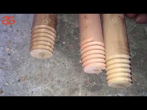 Wooden Broom Handle Screw Making Machine