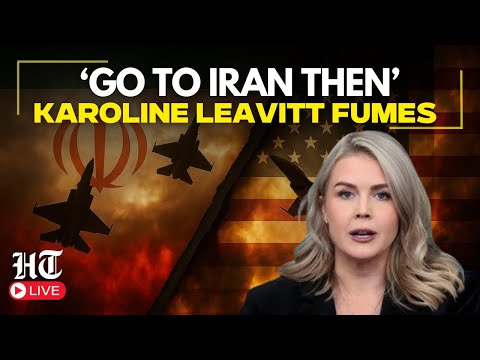 Leavitt LIVE | ‘Go to Iran…’: Karoline Leavitt 'Explodes' Mid-Briefing | US-Iran Clash | Trump