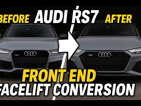 AUDI A7/S7/RS7 PRE-FACE LIFT TO FACE LIFT CONVERSION