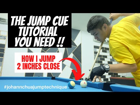 JUMP CUE TUTORIAL BY JOHANN CHUA [CLICK CC FOR ENGLISH TRANSLATION] | How to jump 2 inches close!