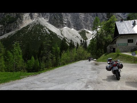 BMW European Delivery Trip Day 11: Wurzenpass and Vrsic Pass of Slovenia in Fast Dash cam Video