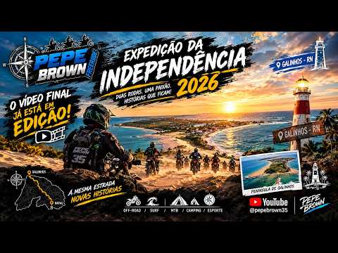 EXPEDIÇÃO GALINHOS RN: 420 KM DE TRILHAS, AREIA E PERRENGUES! 🏍️🔥 | PEPE BROWN