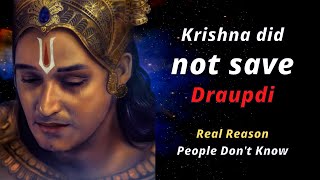 That's Why Krishna did not save Draupdi | draupadi vastraharan mahabharat |  #shorts | Krishna