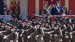 Un desfile del 12 de octubre sin Ceuta y con los Reyes casi en camino