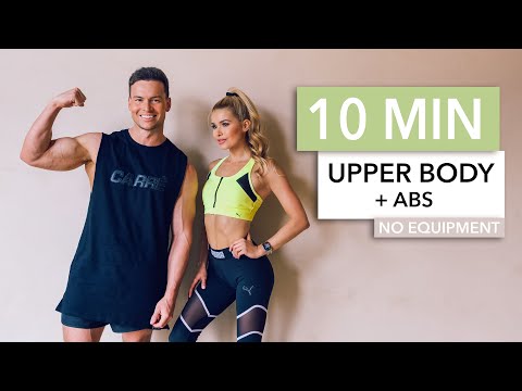 Фитнес 10 MIN UPPER BODY + ABS — for arms, chest and core with DJ Joel Corry / No Equipment I Pamela Reif