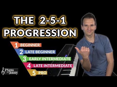 2-5-1 Chord Progression: 5 Levels from Beginner to Pro