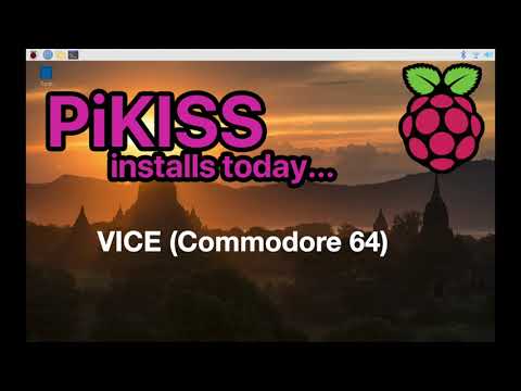PiKISS installs today... VICE (Commodore 64) on Raspberry Pi