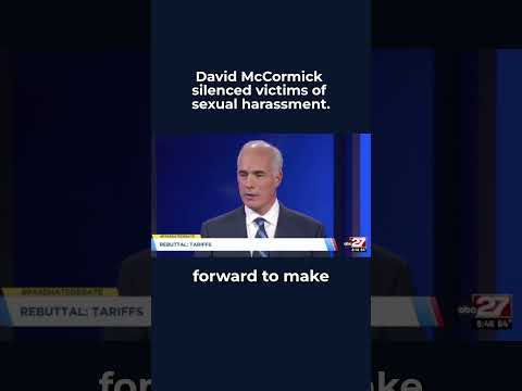 David McCormick is dangerous for women