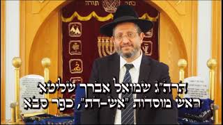תשעה באב ובין הזמנים , תש"פא הרב שמואל אברך שליט"א