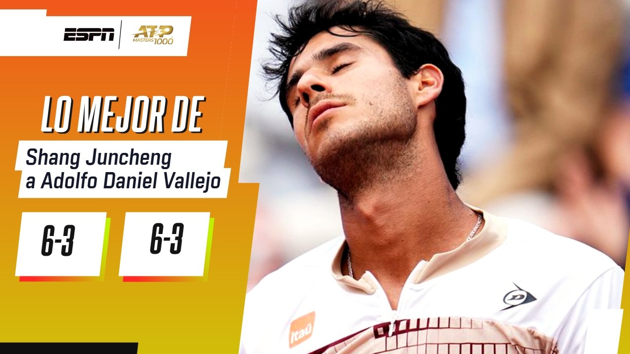 SHANG DOMINÓ DE PRINCIPIO A FIN Y DERROTÓ A VALLEJO EN EL ATP MASTERS 1000 DE MONTREAL | RESUMEN