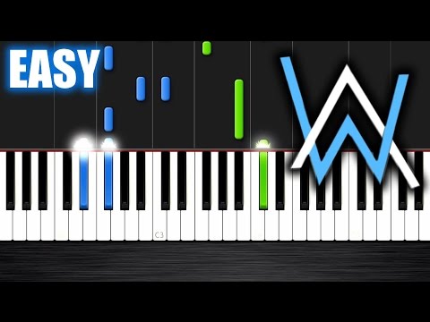 Alan Walker - Faded - EASY Piano Tutorial by PlutaX