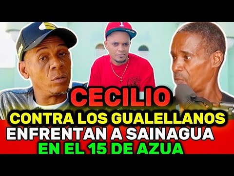 Cecilio vs. the Guaellanos and faces Sainagua at the 15 de Azua
