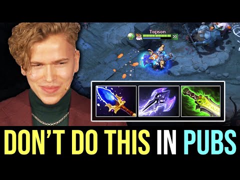 Topson Last Pick SNIPER - 200 IQ Build - from FEEDER to UNSTOPPABLE! DOTA 2