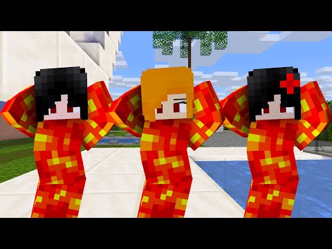 MONSTER SCHOOL : CHICKEN WING MEME FIRE KAYAKO, SADAKO, ALEX - MINECRAFT ANIMATION