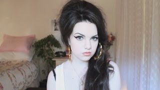 Amy Winehouse Hair + Makeup Tutorial